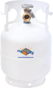 5 lb Steel Propane Tank with Built-In Gauge