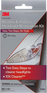 Auto Headlight Restoration & Protection Kit