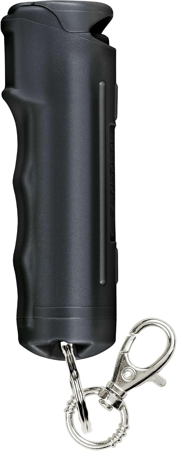 Pepper Spray with Fast Flip-Top Safety & Snap-Clip Keychain