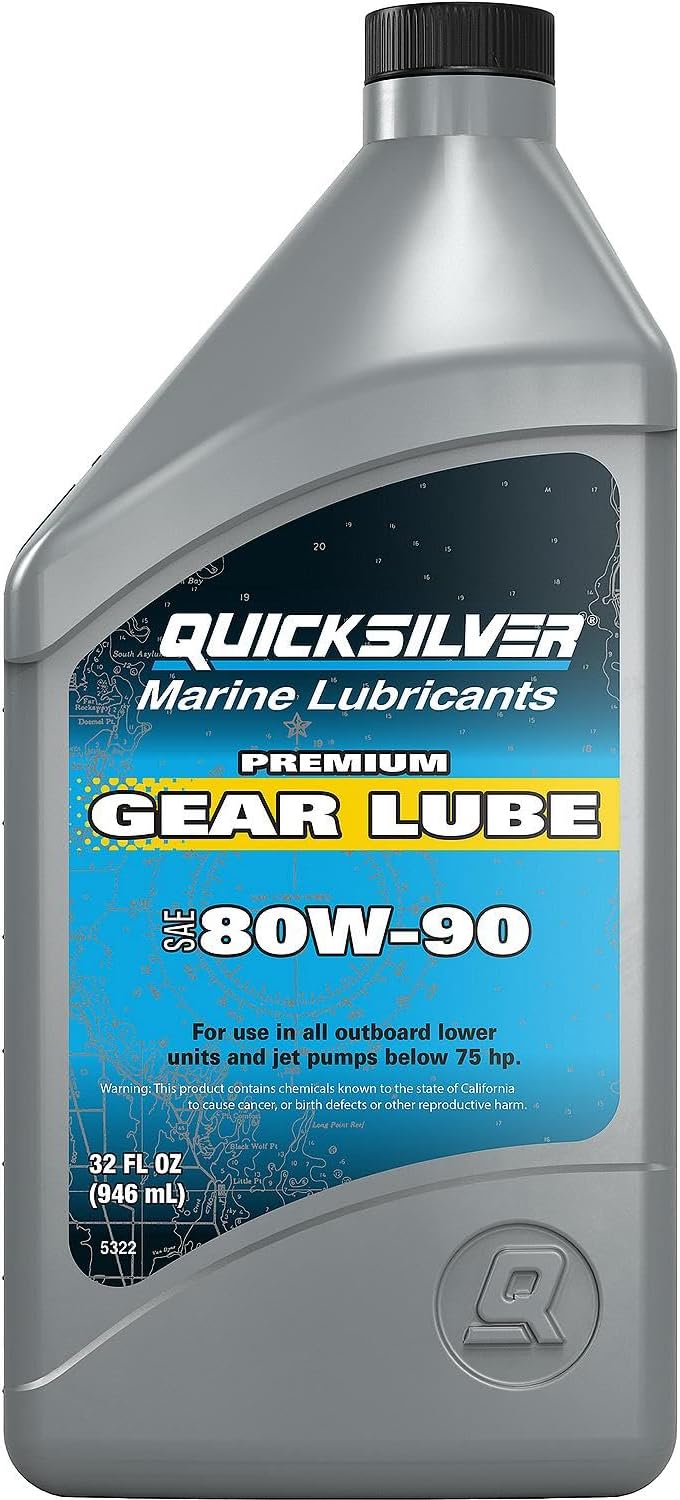 SAE 80W-90 Premium Marine Gear Lubricant – 32 oz