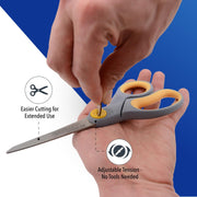 8-Inch Titanium Multipurpose Scissors – 2 Pack