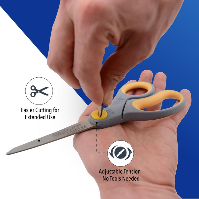 8-Inch Titanium Multipurpose Scissors – 2 Pack