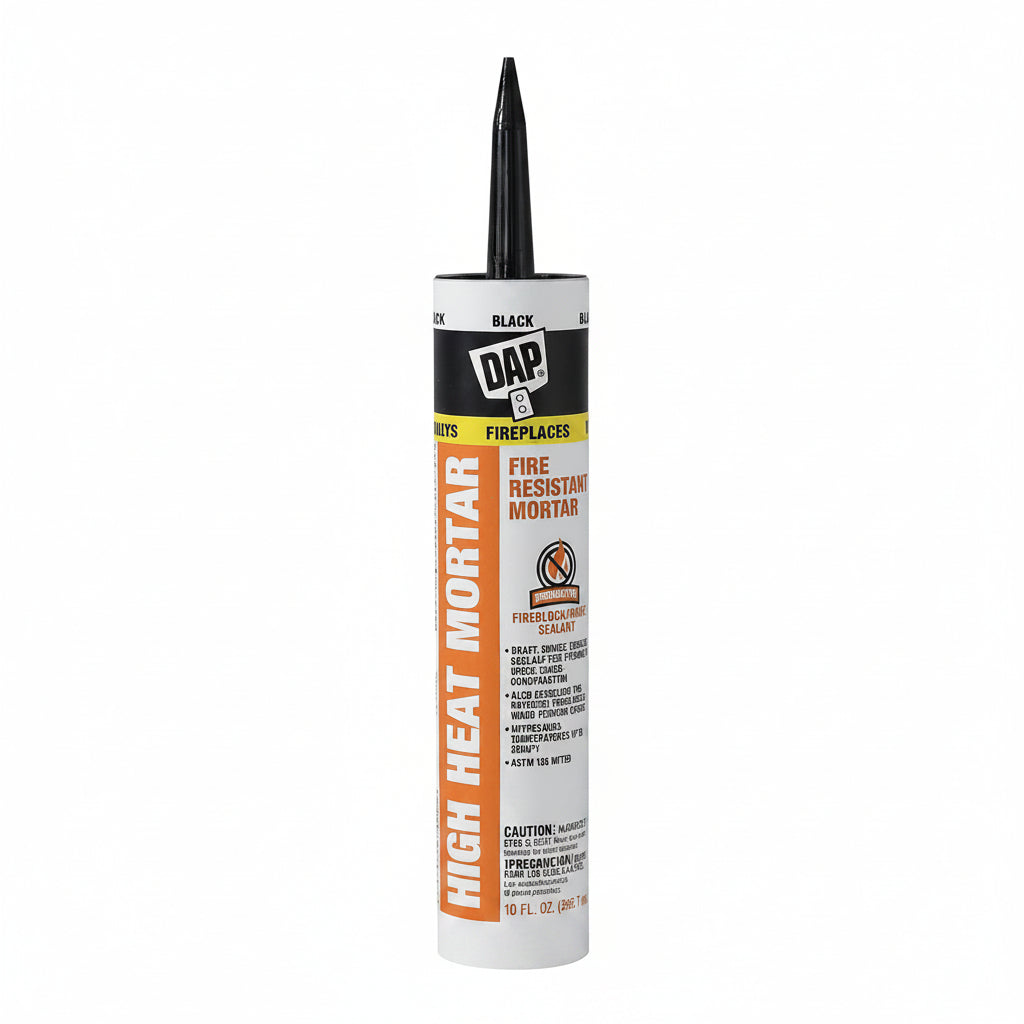 DAP High Heat Fire Resistant Mortar, 10 oz