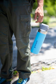 24 oz Insulated Stainless Steel Water Bottle with Quick Flip Lid