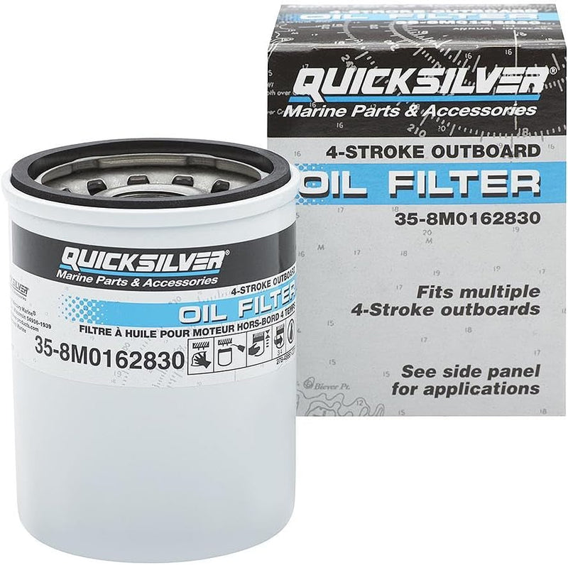 Spin-On Oil Filter for Select 25–115 HP 4-Stroke Outboard Engines