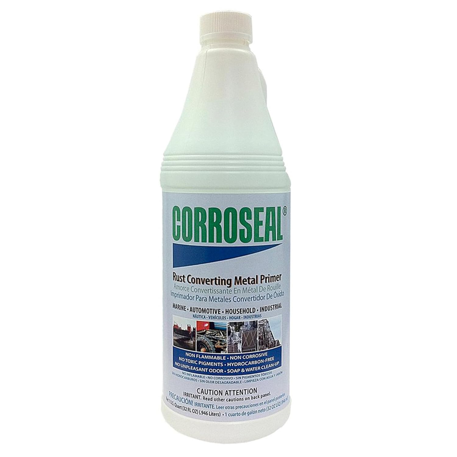 Water-Based Rust Converter & Metal Primer – 1 Quart