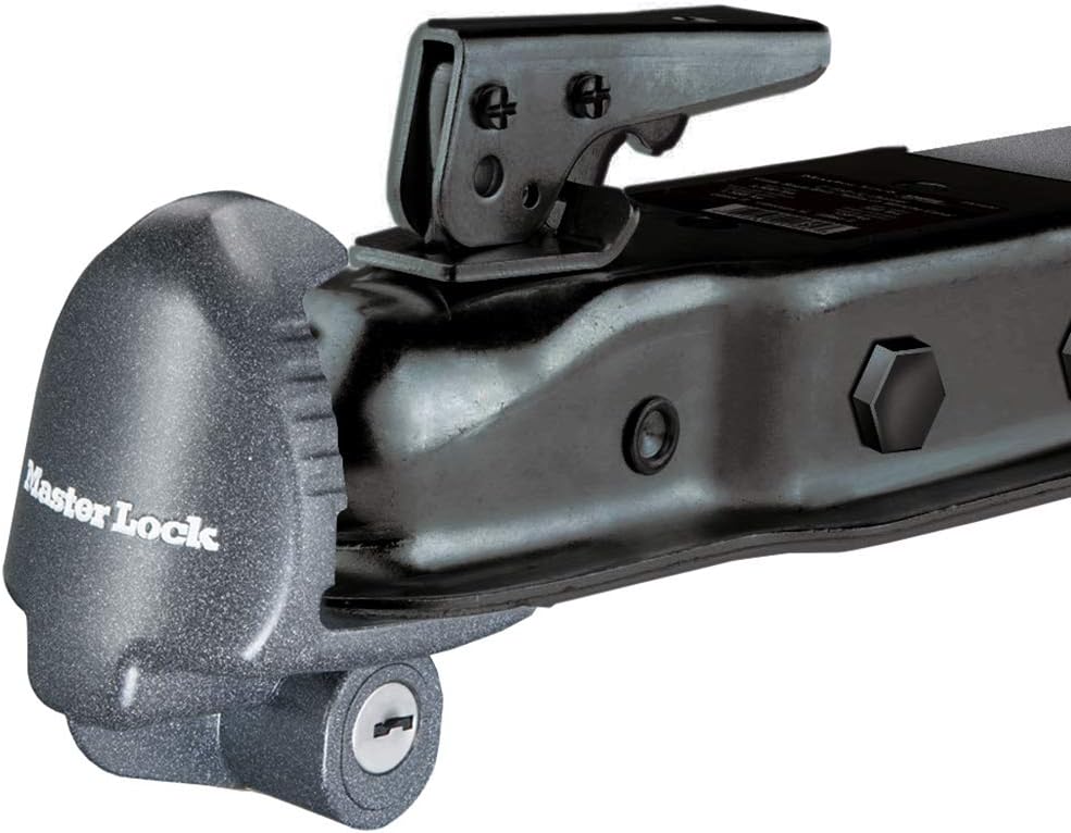 Master Lock Universal Trailer Coupler Lock – Black (379ATPY)