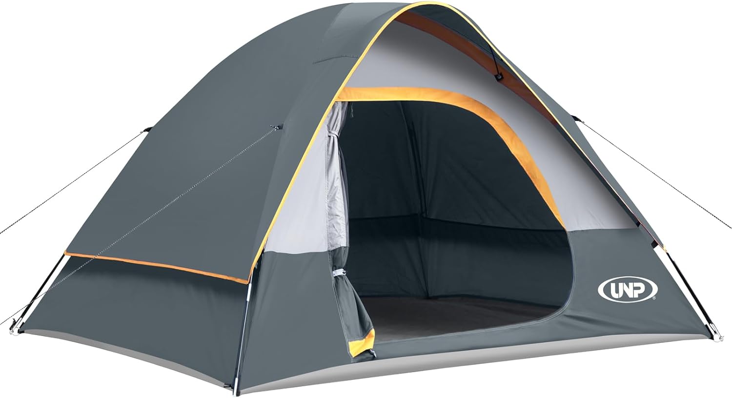 Camping Tent 2–4 Person Waterproof Dome Tent with Rainfly