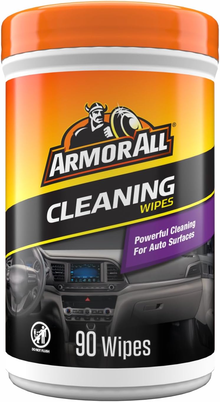 Armor All Car Cleaning Wipes – 90 Count, Dashboard & Interior
