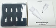 Mixed-Style Digital Stylus Replacement Tips with Case – 8 Pack