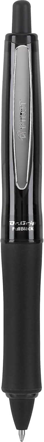 Full Black Ergonomic Ballpoint Pen