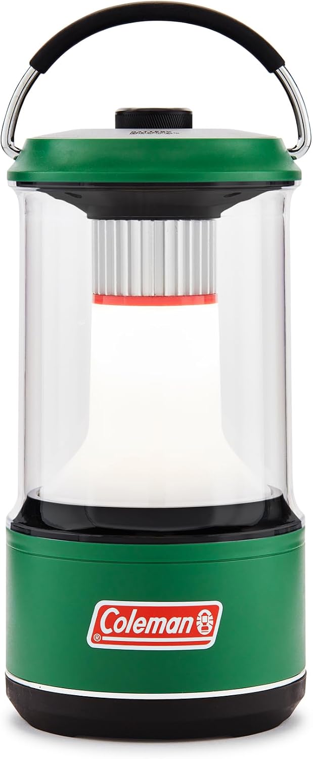 Water-Resistant LED Camping Lantern with Battery Protection