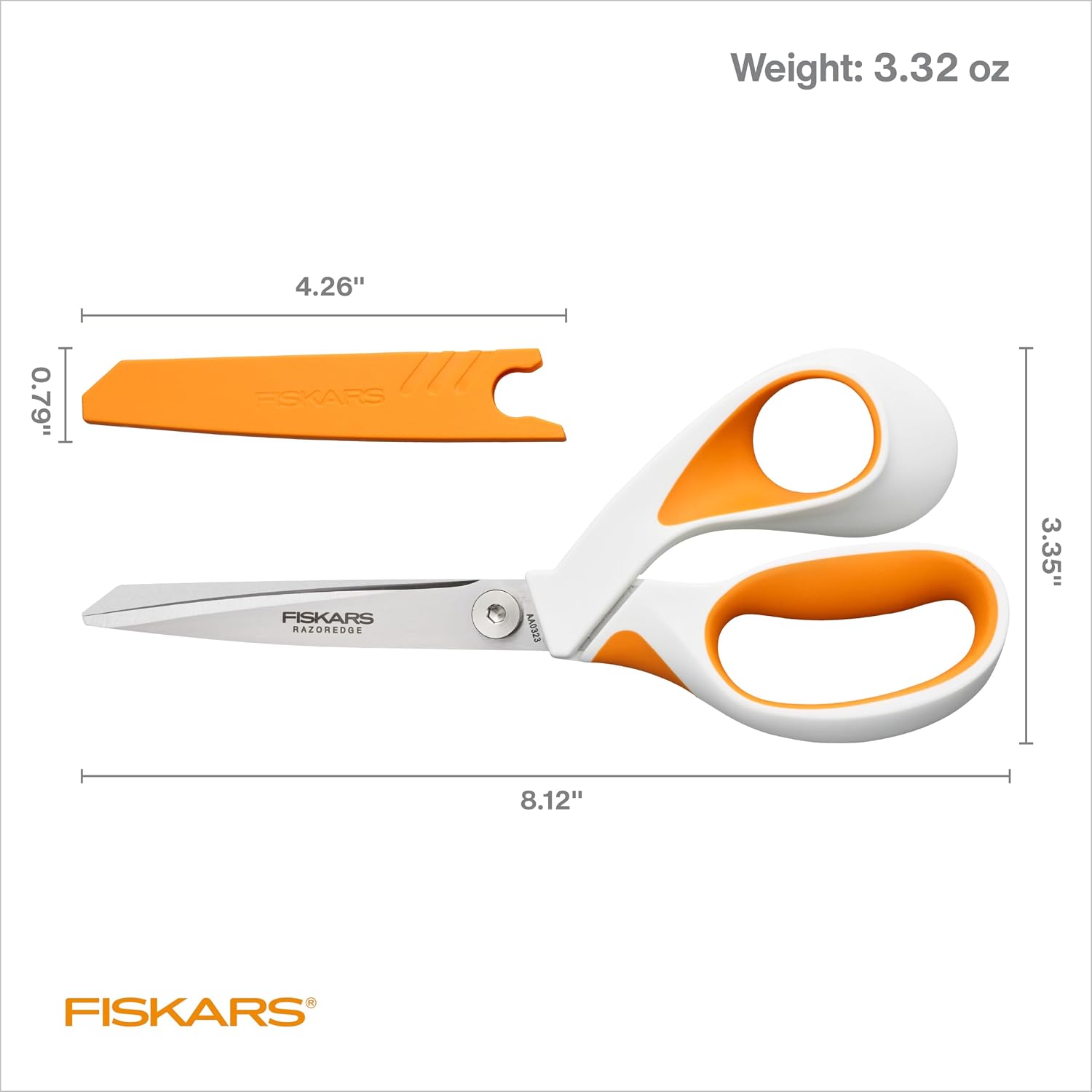 8-Inch Heavy-Duty Razor-Edge Fabric Shears