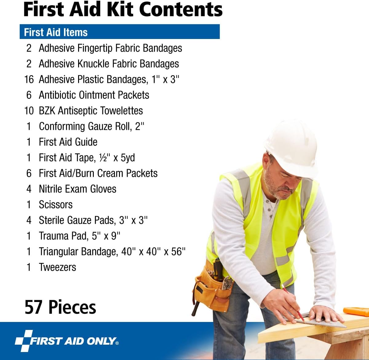 All-Purpose Emergency First Aid Kit – 57 Pieces