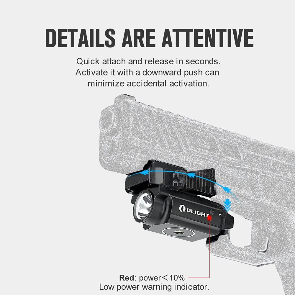 Compact Rechargeable Weapon Light