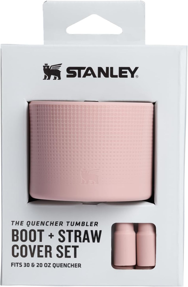 Silicone Tumbler Boot & Straw Cover Accessory Set
