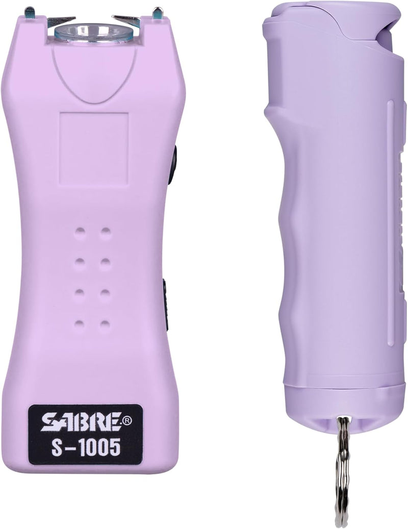 Pepper Spray & Rechargeable 2-in-1 Stun Gun Self Defense Kit