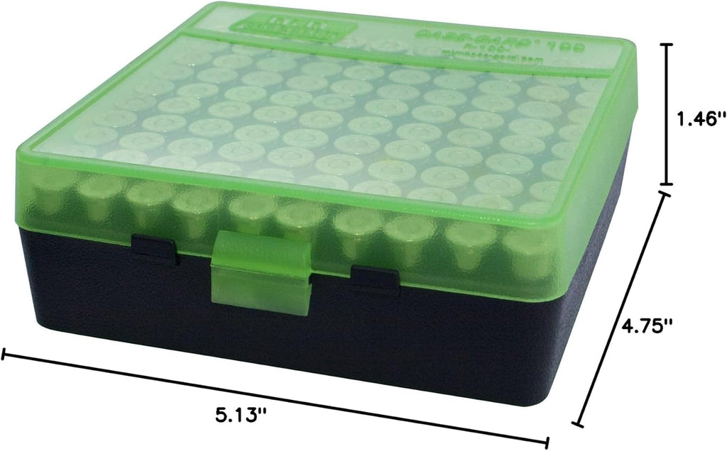 100-Round Flip-Top Ammo Storage Box