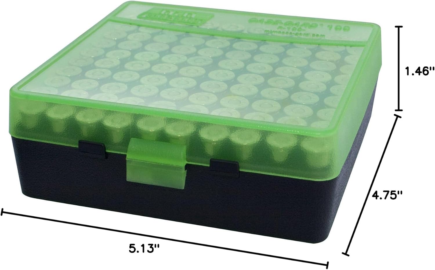 100-Round Flip-Top Ammo Storage Box