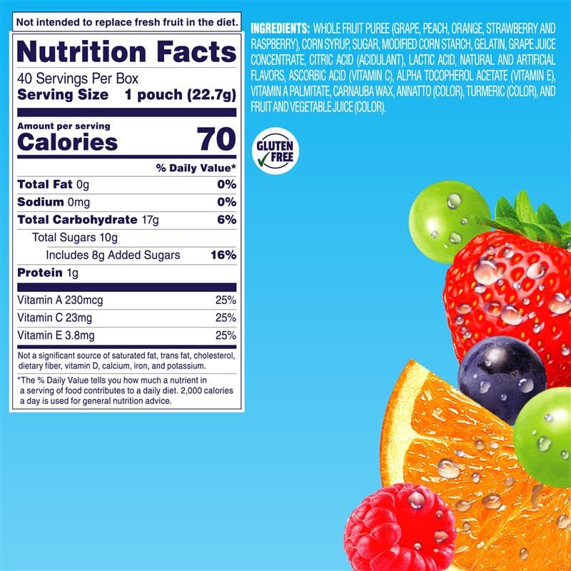 Mixed Fruit Snack Packs