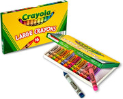 Large Assorted Color Crayons – 16 Count