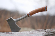 Camping Hatchet with Genuine Leather Grip