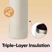 Insulated Stainless Steel Water Bottle with FreeSip Straw – 24 Oz