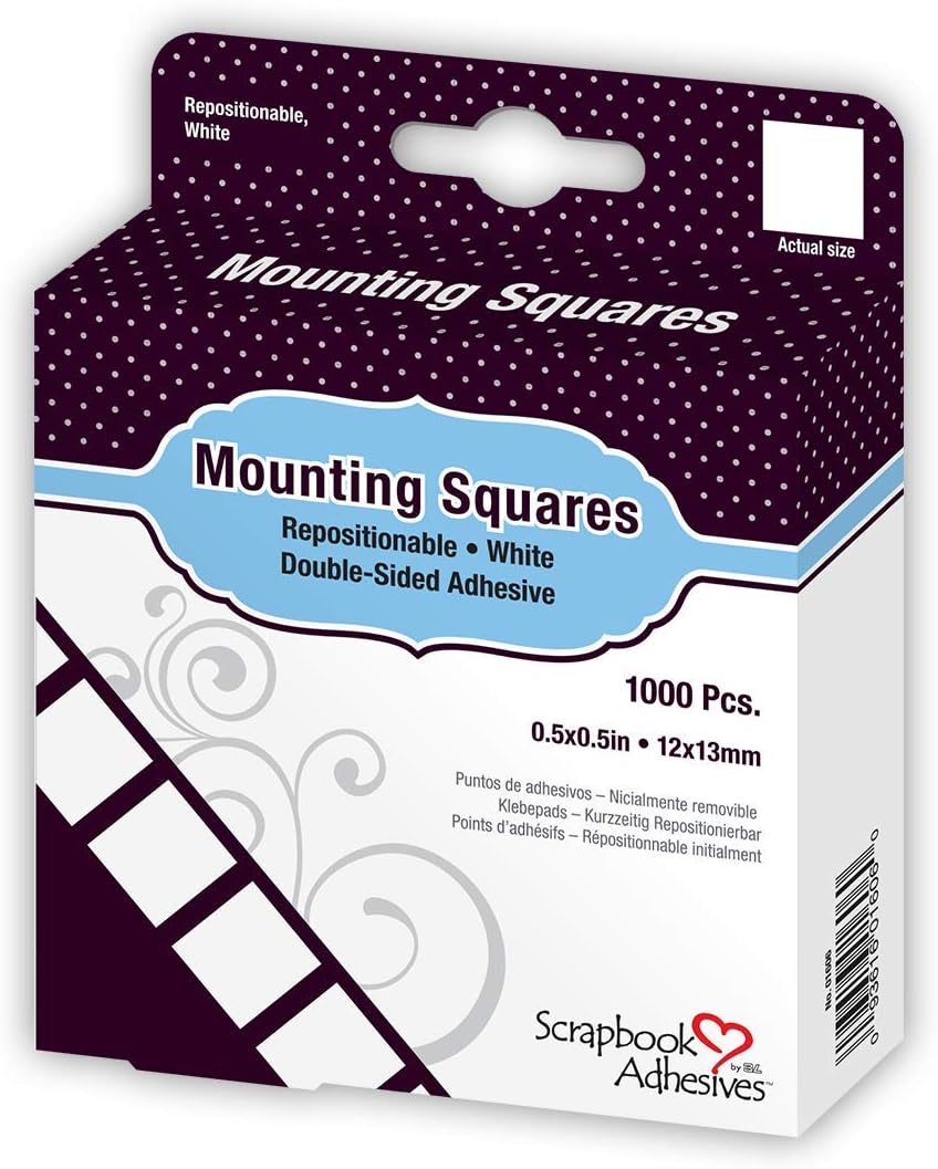 Repositionable Mounting Squares
