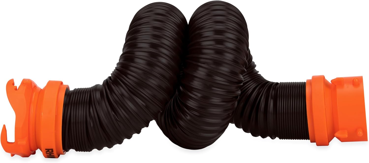 5-Foot RV Sewer Hose Extension Kit with Swivel Fittings