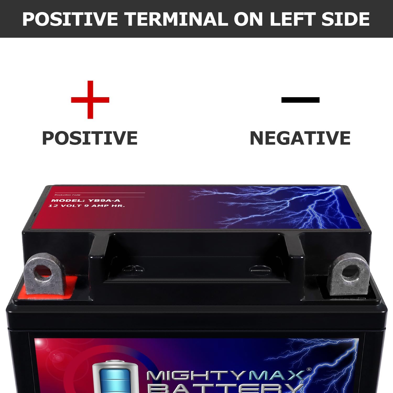 12V 9Ah AGM Motorcycle Battery – 130 CCA