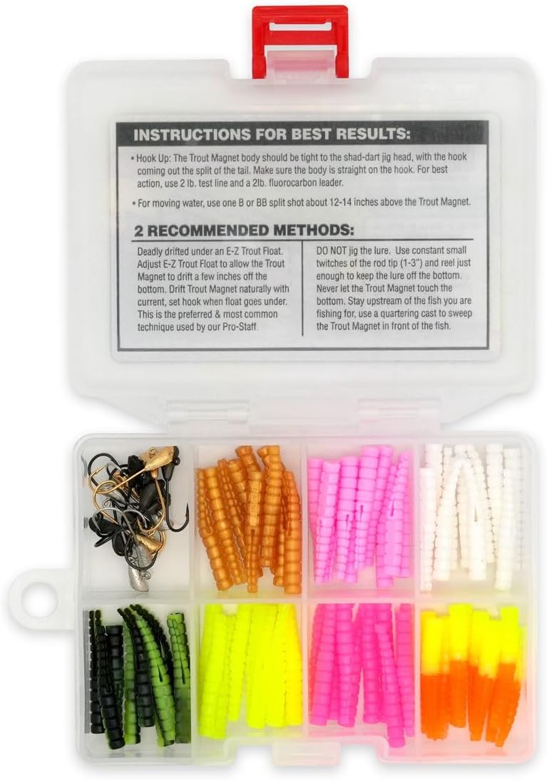82-Piece Trout Fishing Lure Kit
