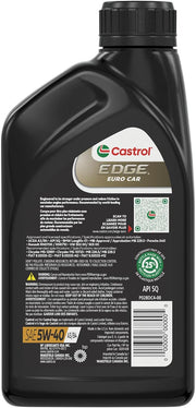 Euro SAE 5W-40 Advanced Full Synthetic Motor Oil – 6 Quart Pack