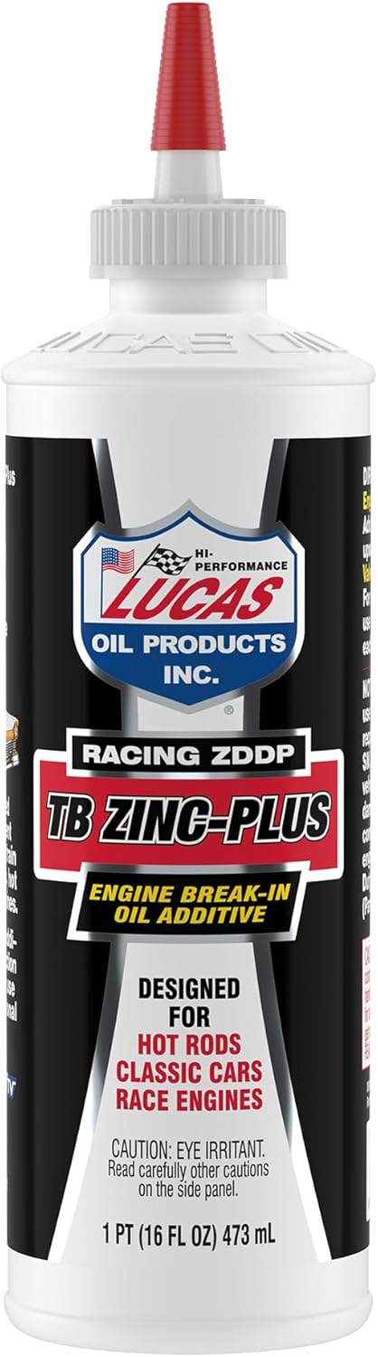 Engine Break-In Oil Additive with Zinc – 16 oz