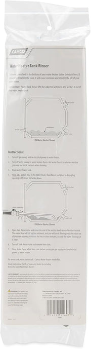13-Inch Water Heater Tank Rinsing Wand with Shutoff Valve