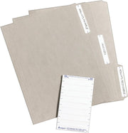 Printable White File Folder Labels