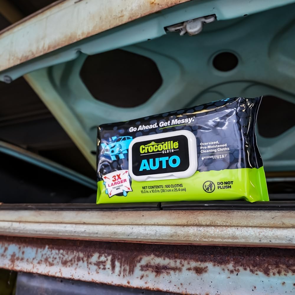 Auto Degreasing Hand & Tool Wipes – 100 Count