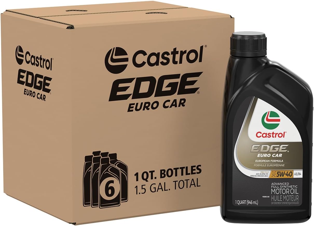 Euro SAE 5W-40 Advanced Full Synthetic Motor Oil – 6 Quart Pack