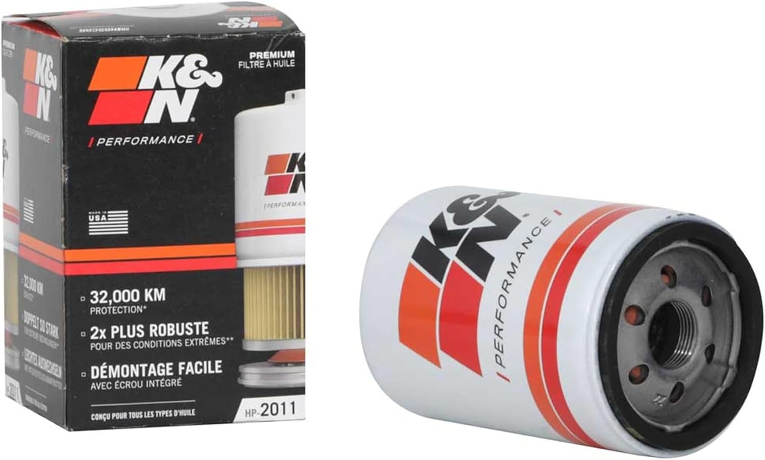 Premium Spin-On Oil Filter with Wrench-Off Nut – Up to 20,000 Miles