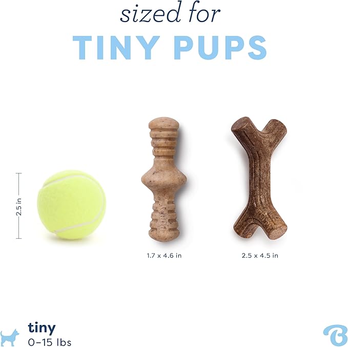 Tiny Puppy Chew Toy Set – 2 Pack
