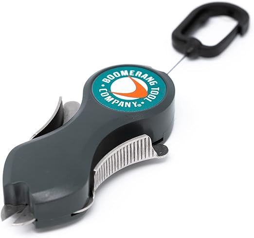 Retractable Fishing Line Cutters with Stainless Steel Blades