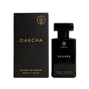 Oakcha Desiree Extrait de Parfum 50ml 1.7 fl oz black bottle - lavender and vanilla floral perfume for women