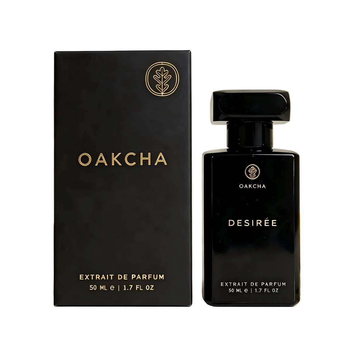 Oakcha Desiree Extrait de Parfum 50ml 1.7 fl oz black bottle - lavender and vanilla floral perfume for women