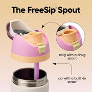 Insulated Stainless Steel Water Bottle with FreeSip Straw – 24 Oz