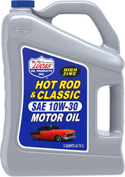 SAE 10W-30 Hot Rod & Classic Car Motor Oil – 5 Quarts