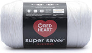 Jumbo Acrylic Yarn – White, 14 oz