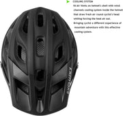 Lightweight Mountain Bike Helmet with Visor