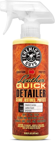 Leather Quick Detailer Cleaner & Conditioner Spray – 16 oz