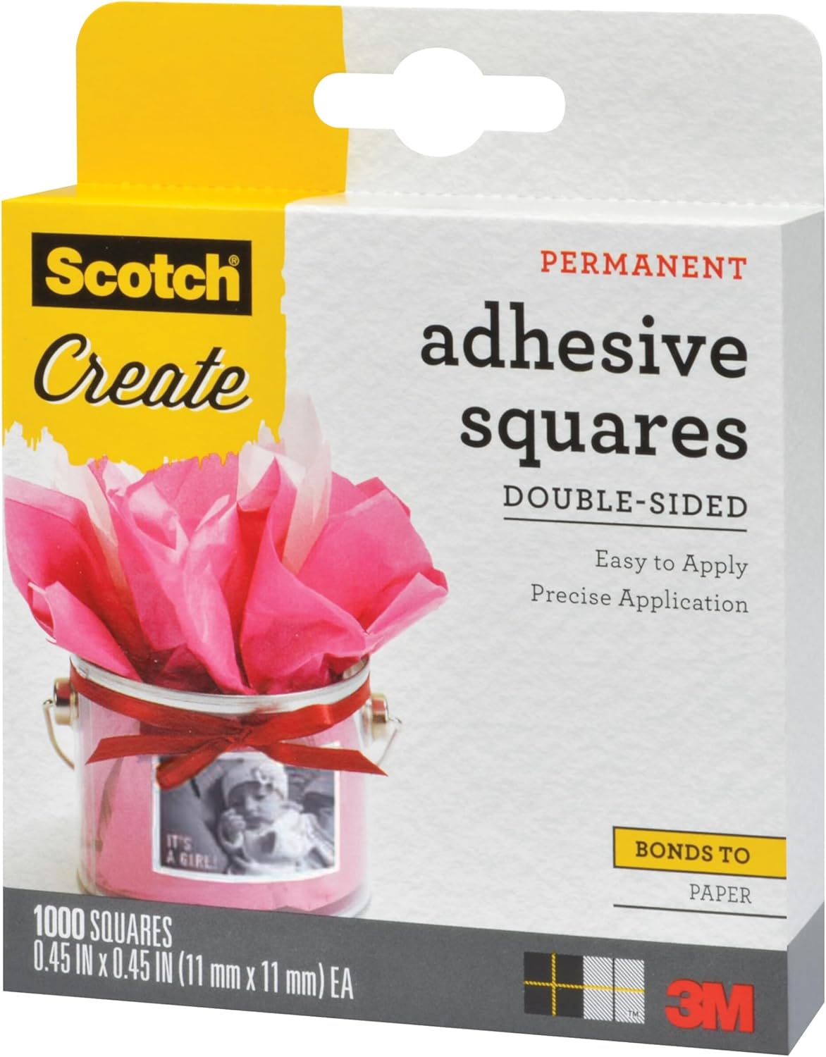 Permanent Adhesive Tape Squares