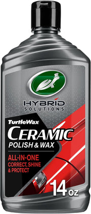 Turtle Wax Hybrid Solutions Ceramic Polish & Wax – 14 Oz