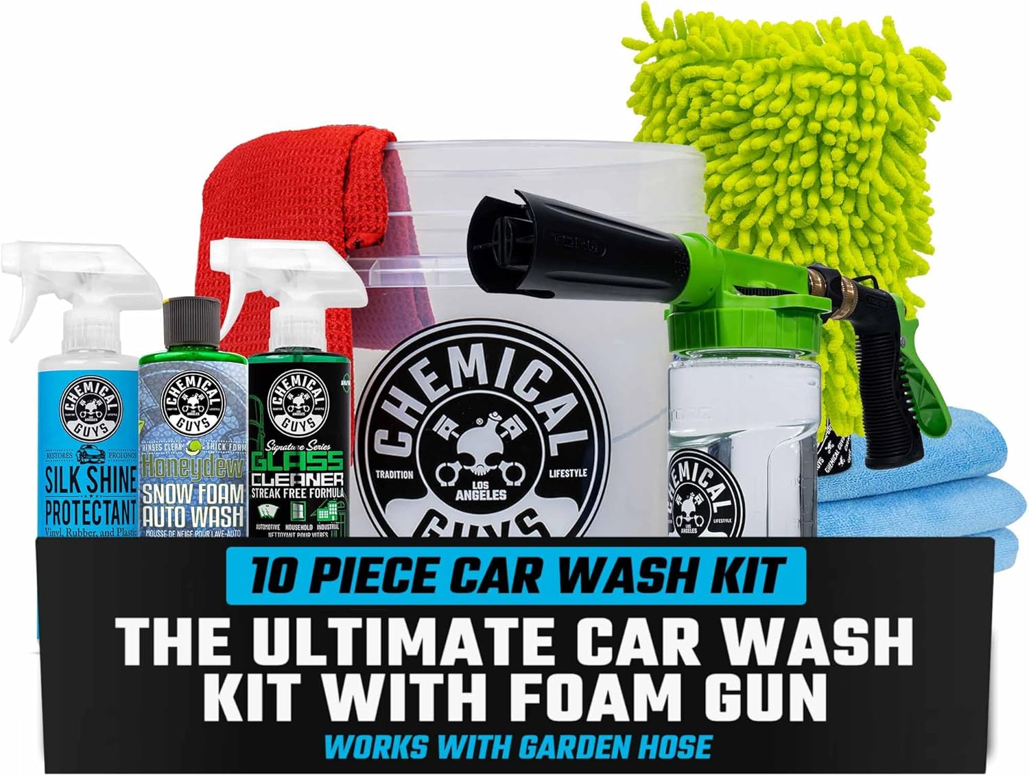 Chemical Guys Arsenal Builder Car Wash Kit – 10-Piece